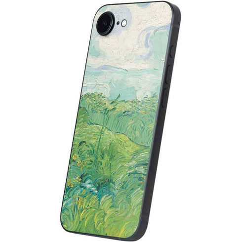 Green Wheat Fields by Vincent van Gogh iPhone 16e Skin
